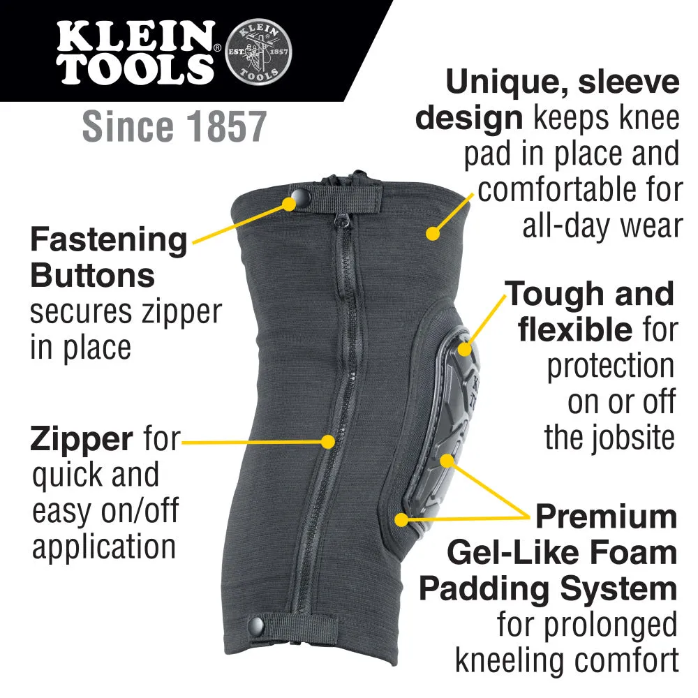 Klein 60629 Tough-Flex Knee Pad Sleeve M/L