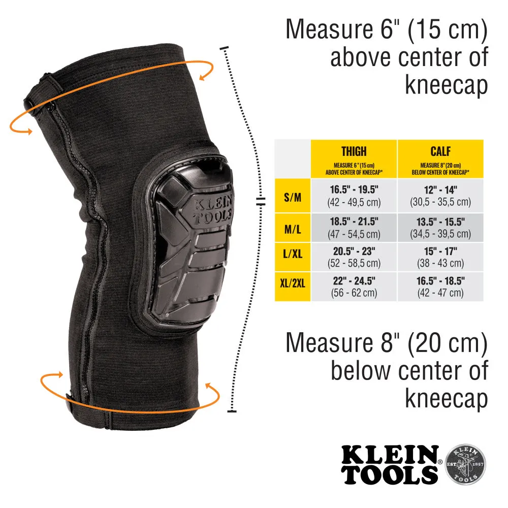 Klein 60629 Tough-Flex Knee Pad Sleeve M/L