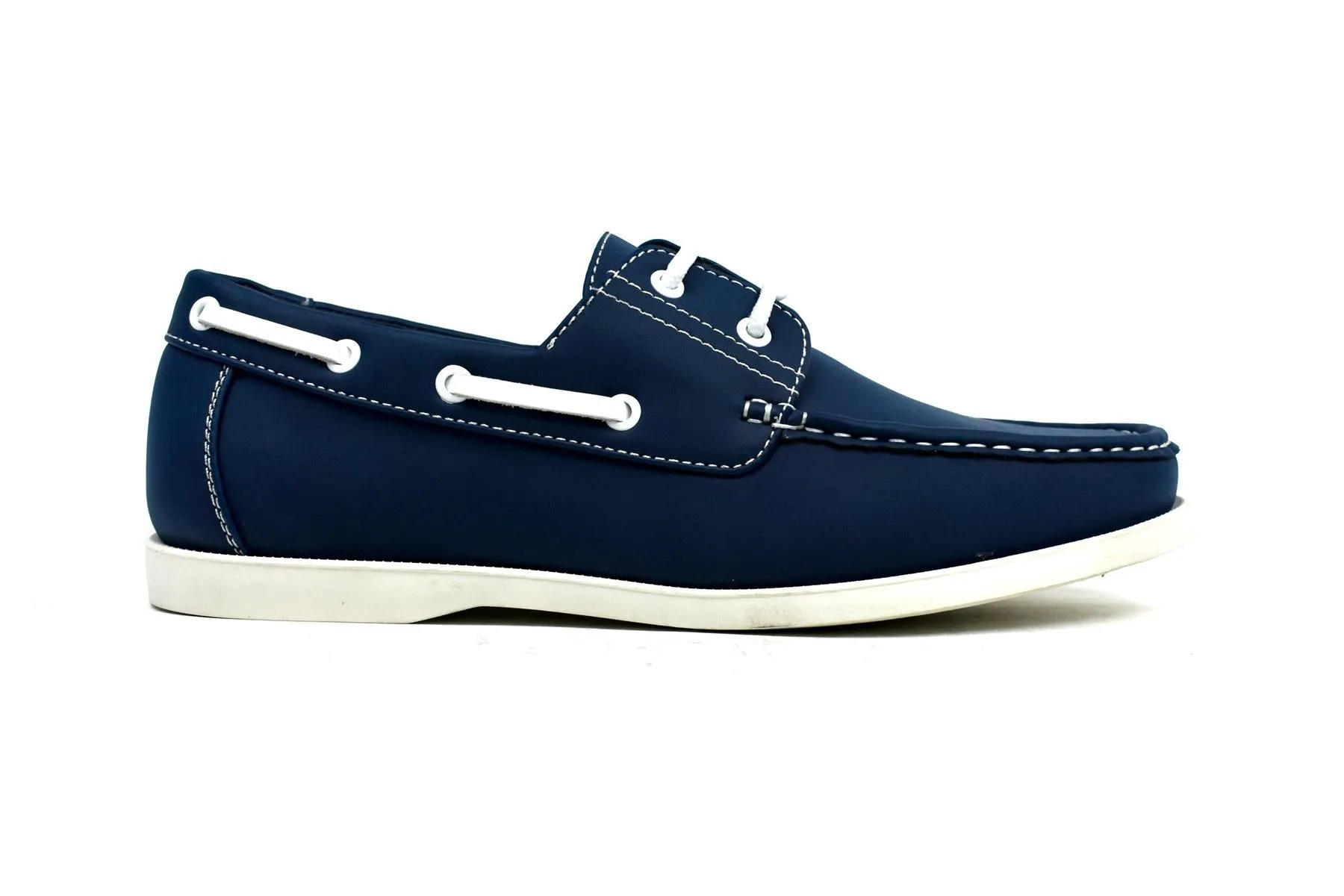 Lace Boat Shoes Navy