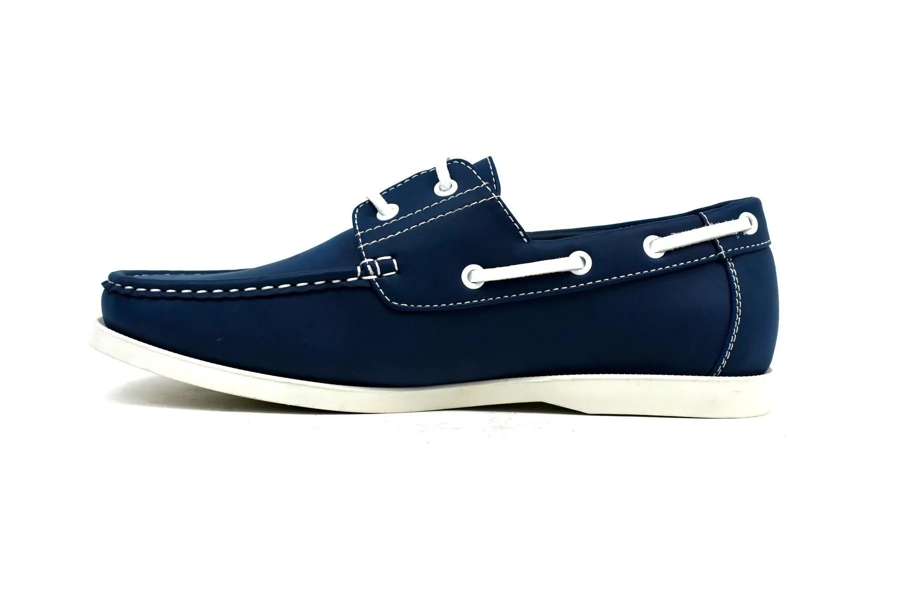 Lace Boat Shoes Navy