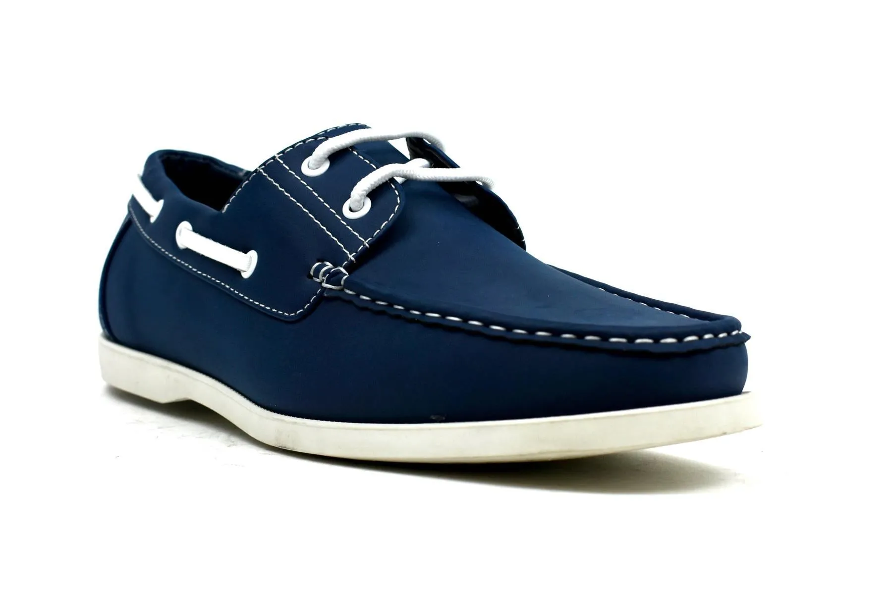 Lace Boat Shoes Navy