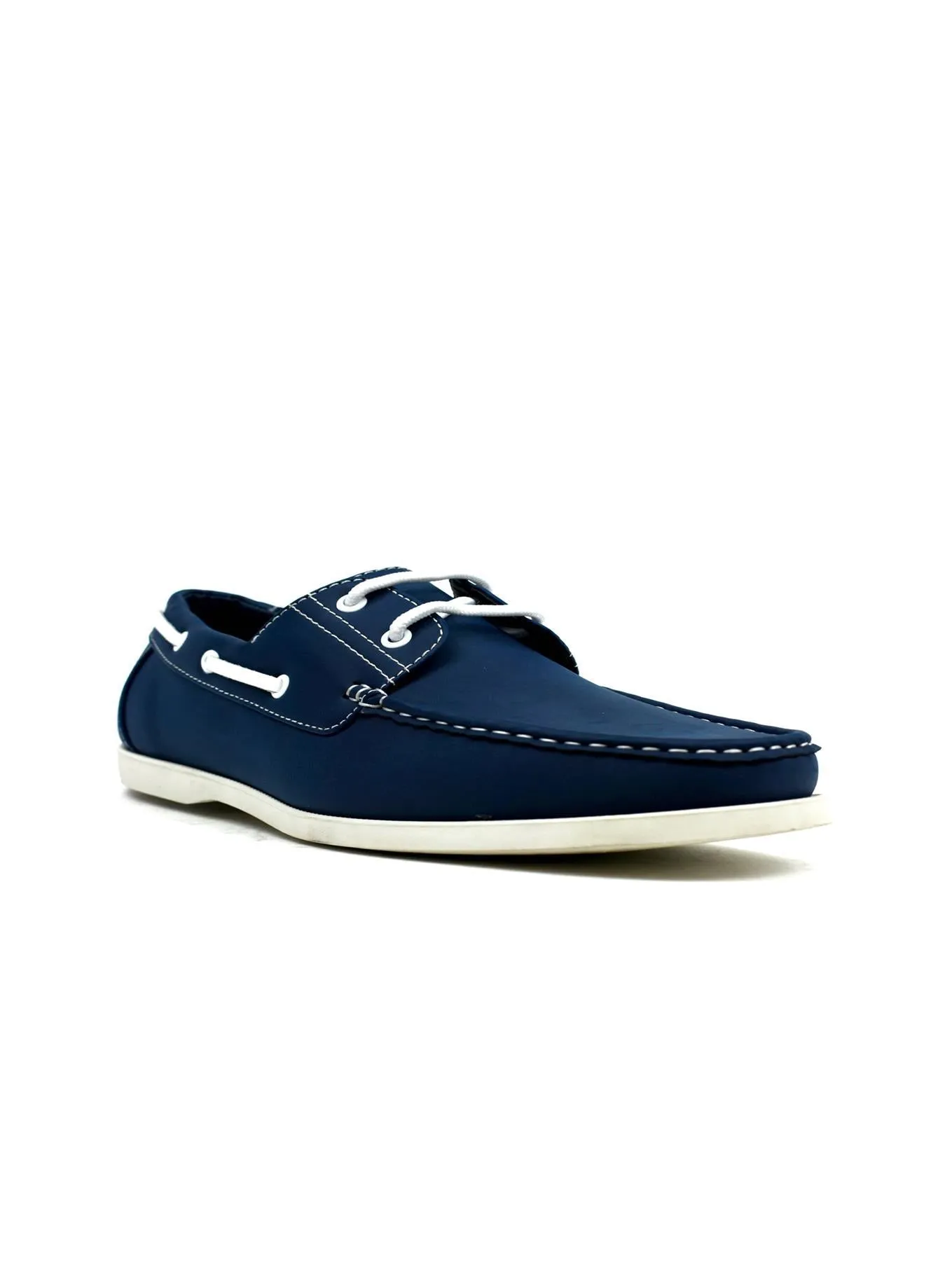 Lace Boat Shoes Navy