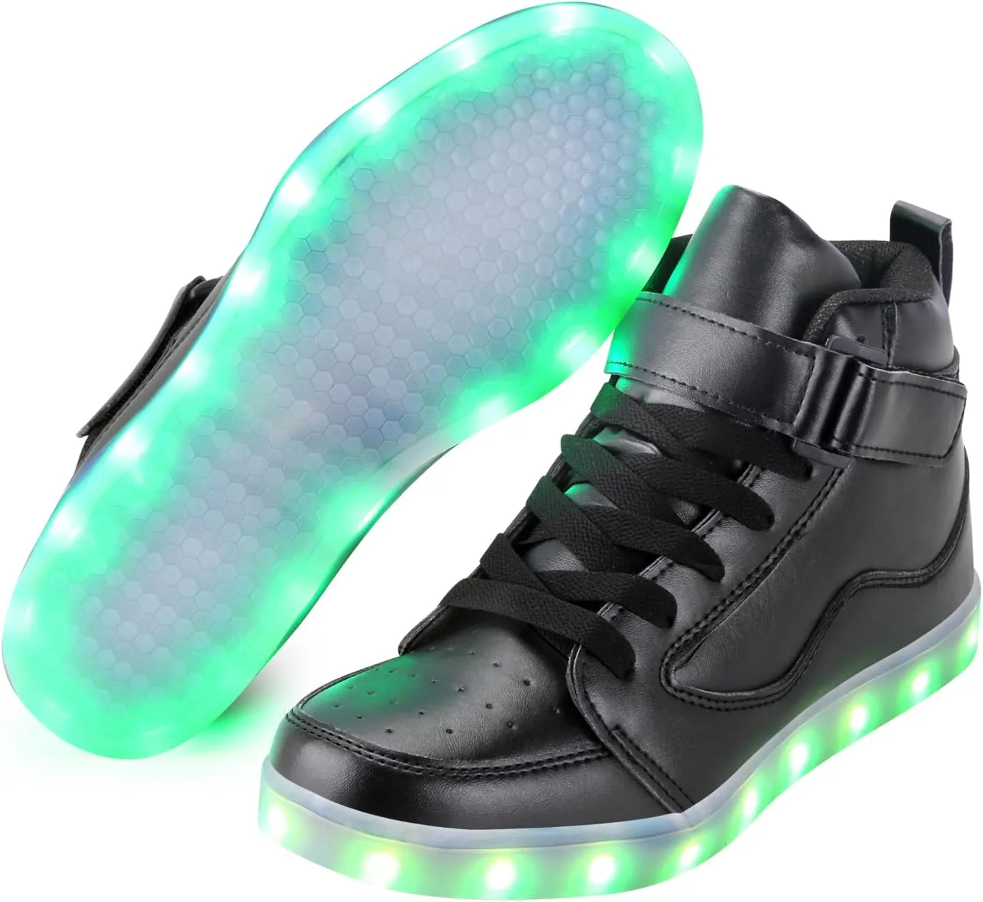 Light Up Shoes Men Women LED Shoes USB Charging Adult High Top LED Sneakers Glow in The Dark Footwear for Dancing Party Festivals Festivals