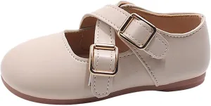 Little Girls Mary Jane School Uniform Shoes Buckle Strap Dress Flats Moccasins Toddler Princess Girls Dress Shoes