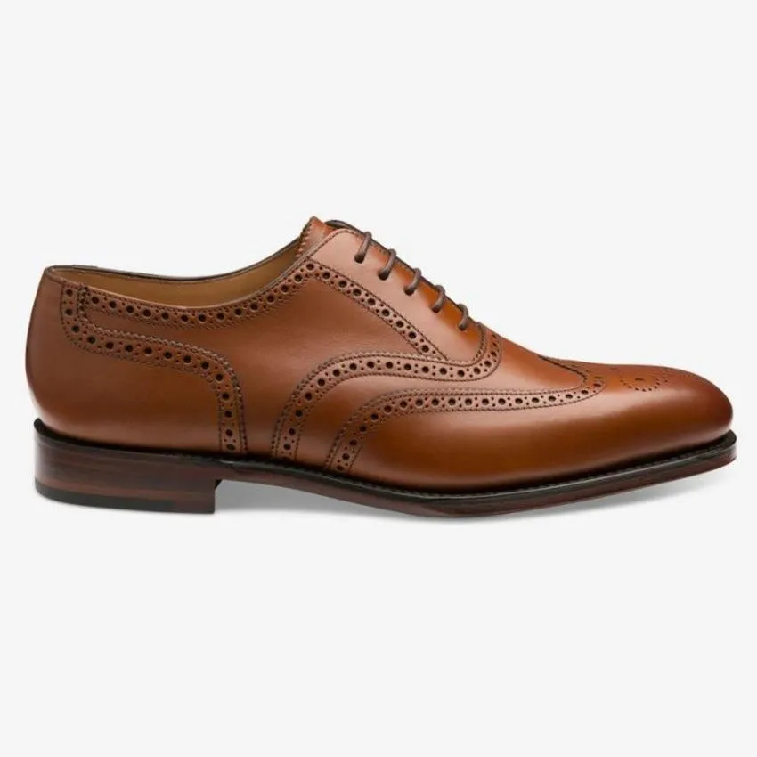 Loake Buckingham Brown Oxford Brogue Shoes