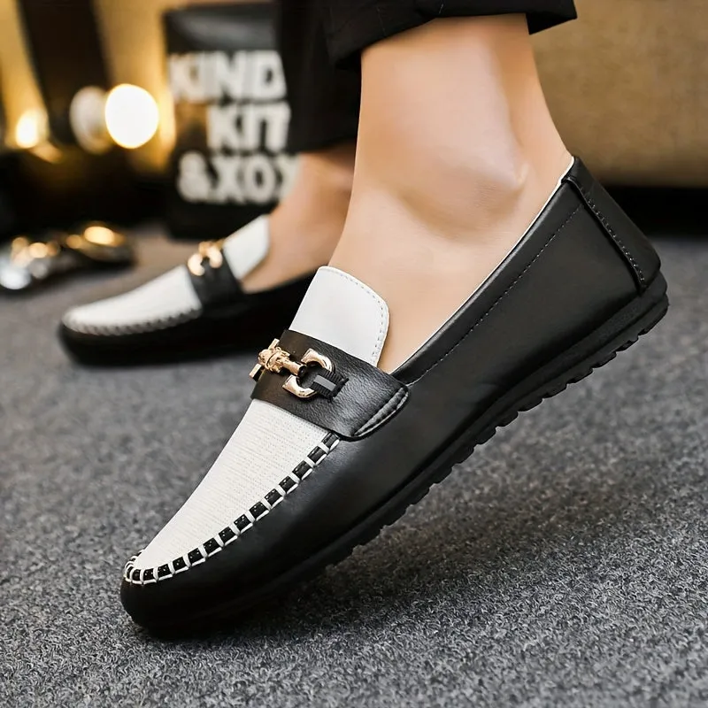 Mens UltraLightweight Loafers Timeless Comfort | White Caramel Color Black