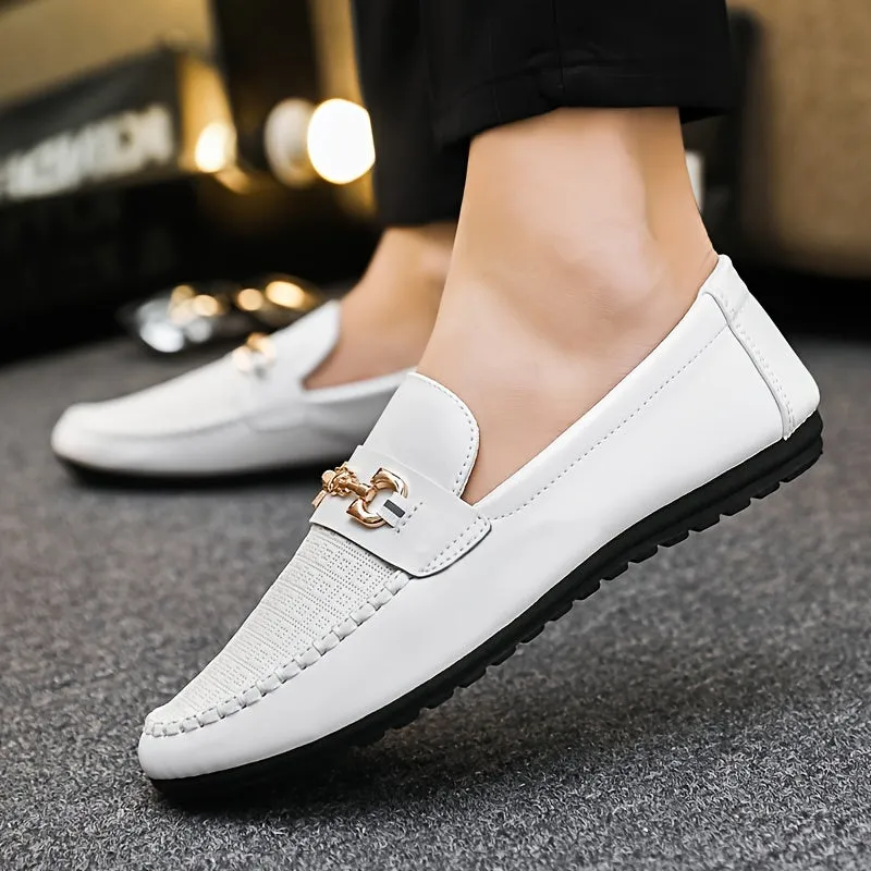 Mens UltraLightweight Loafers Timeless Comfort | White Caramel Color Black