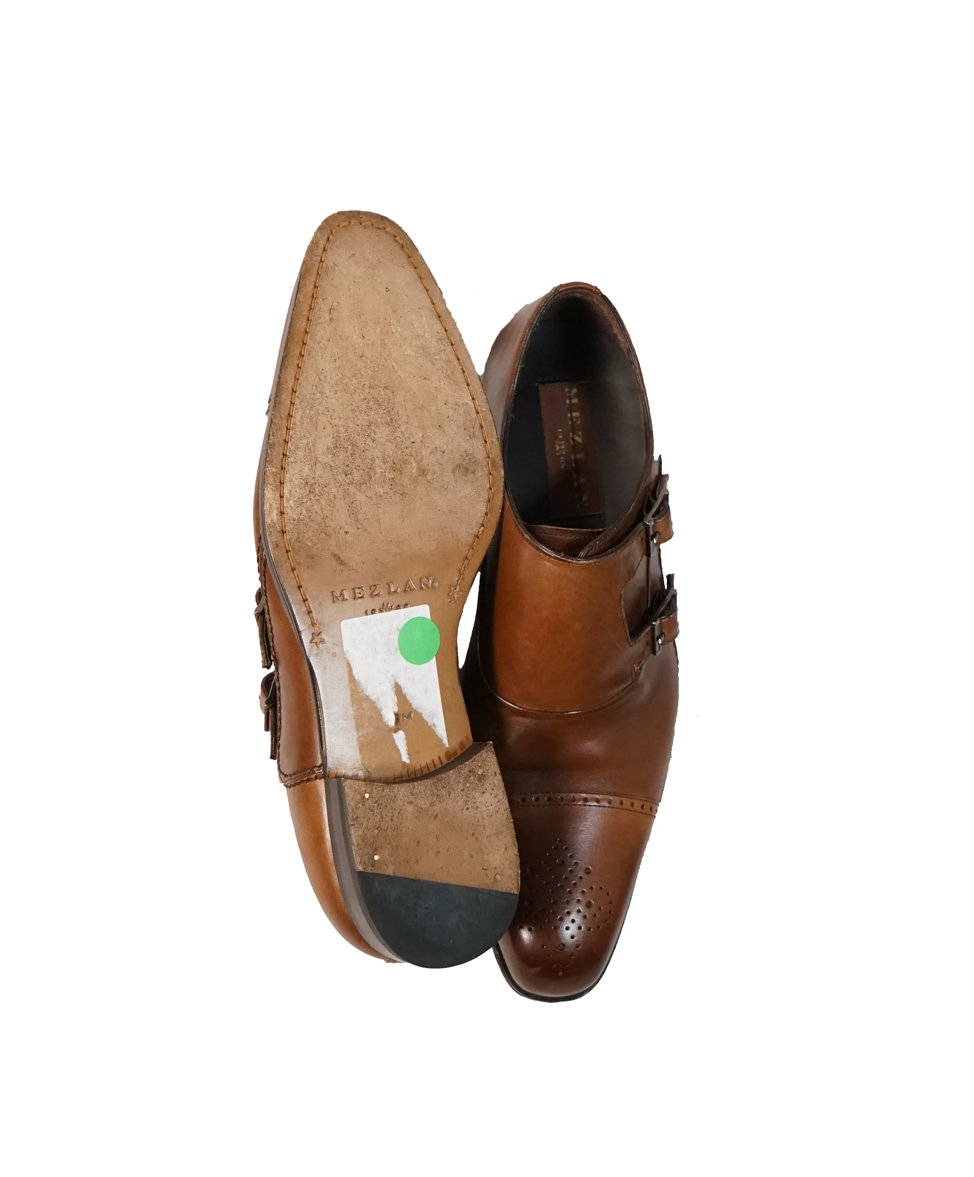 MEZLAN - Double Monk Strap Loafers - 9