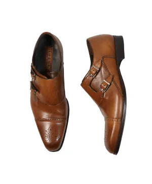MEZLAN - Double Monk Strap Loafers - 9