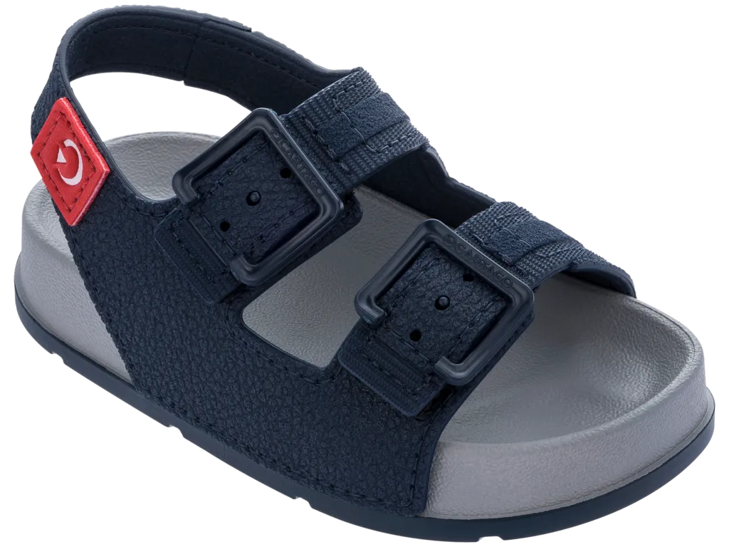 Milao Baby Slide - Grey/Blue by Cartago