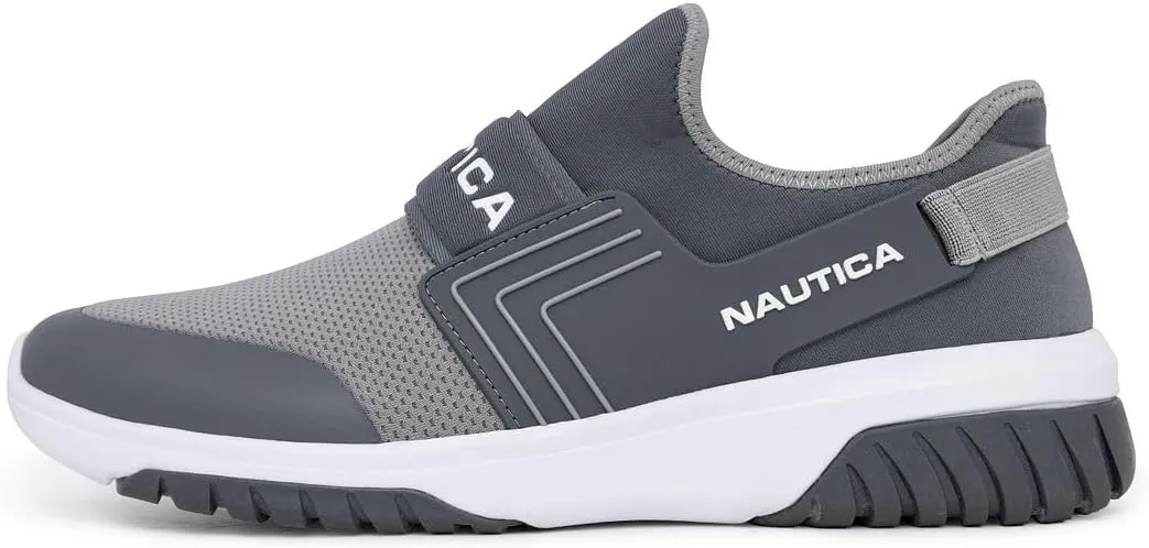 Nautica Men's Slip-On Sneakers  Casual Fashion Shoes for Walking, in Medium & Wide Widths