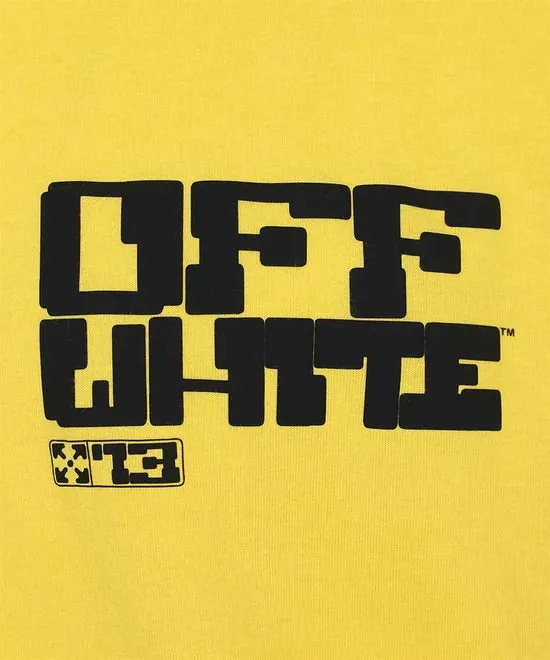 Off-White Tech Marker S/S Oversized Maize Black T-Shirt
