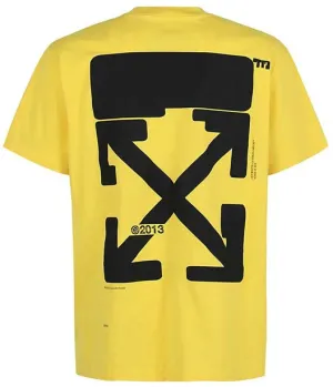 Off-White Tech Marker S/S Oversized Maize Black T-Shirt