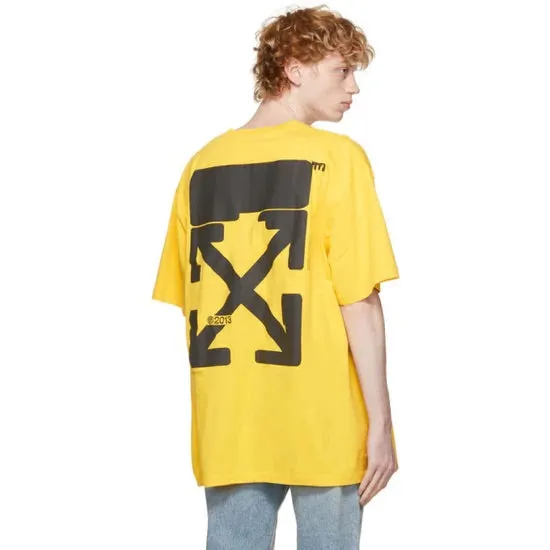 Off-White Tech Marker S/S Oversized Maize Black T-Shirt