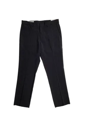 Perry Ellis Portfolio Men's Slim Fit Twill Pants Caviar Black 30 x 30