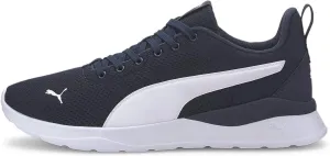 PUMA Unisex Anzarun Lite Gym Shoes, Blue (Peacoat White 05), 8 US Men