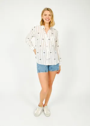 RAILS Charli Shirt in Stripe Palms