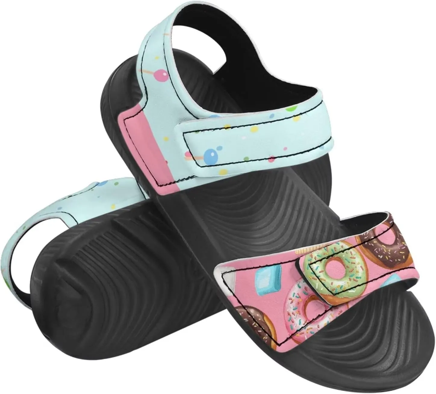 Rainbow Sandals Unisex Child Adjustable Strap Sport Hiking Athletic Sandals Outdoor Causal Shoes for Summer