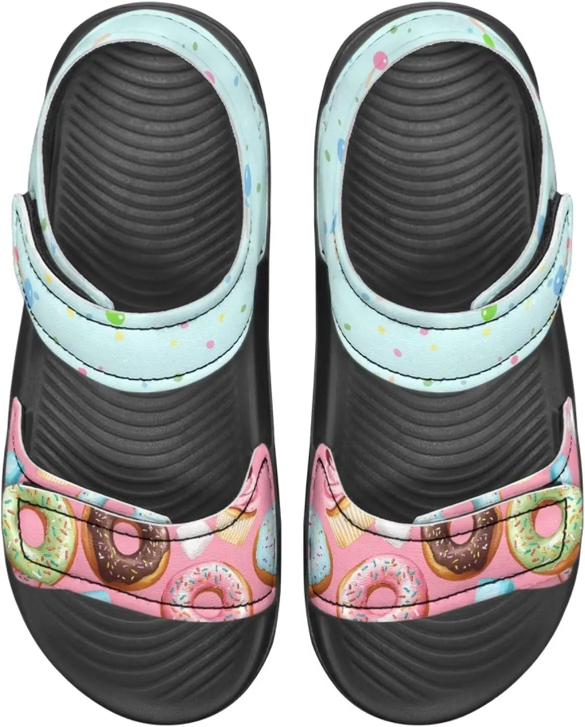 Rainbow Sandals Unisex Child Adjustable Strap Sport Hiking Athletic Sandals Outdoor Causal Shoes for Summer