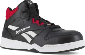 Reebok Work Men's RB4132 BB4500 Safety High Top Composite Toe Work Sneaker Black and Red Industrial & Construction Boot, 7 Wide