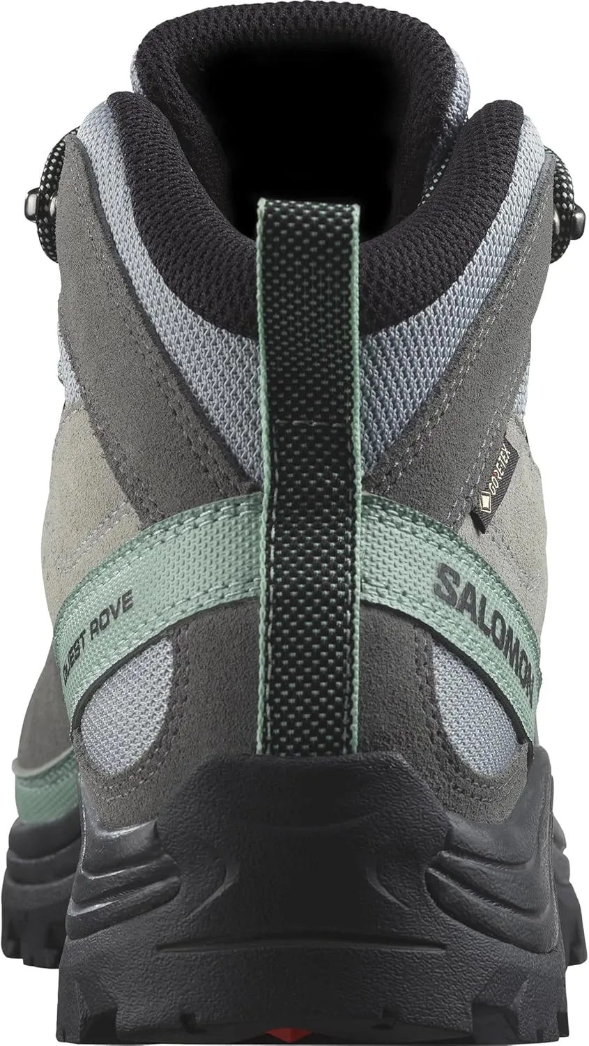 Salomon Womens Quest Rove Gore-Tex, Waterproof Backpacking & Hiking Suede Leather Boots