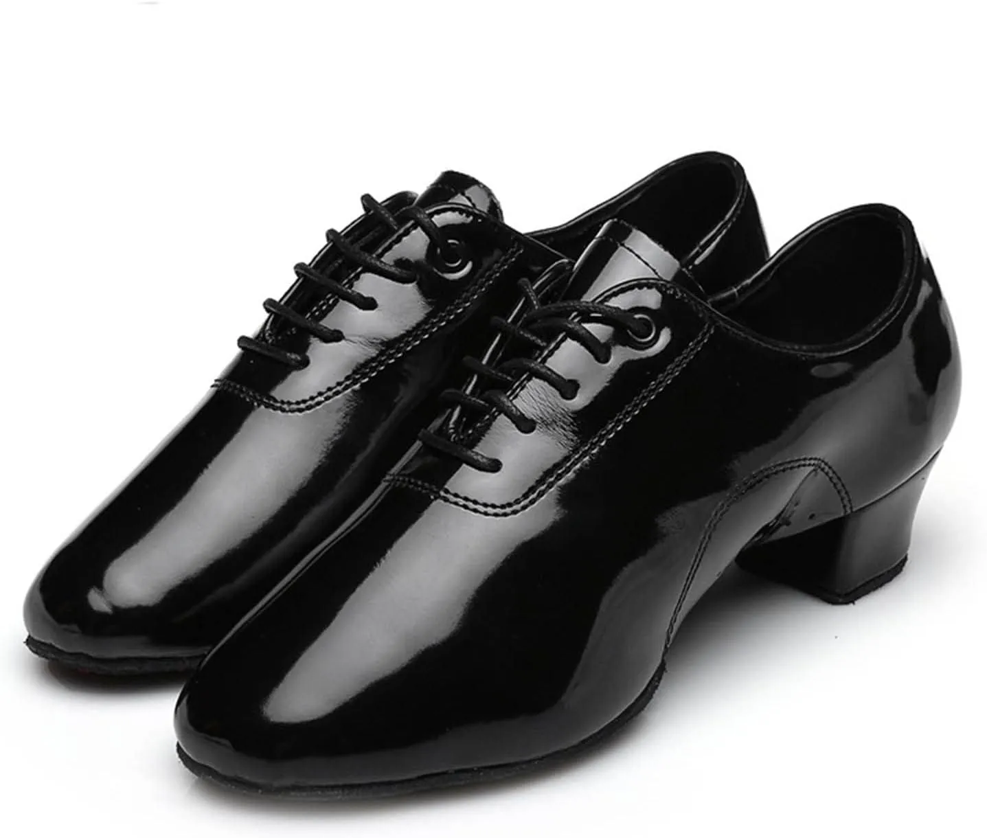 Shoes Boys Modern Dance Shoes Prom Ballroom Latin Dance Shoes Solid Color Lace Up Leather Shoes Kids Water Shoes