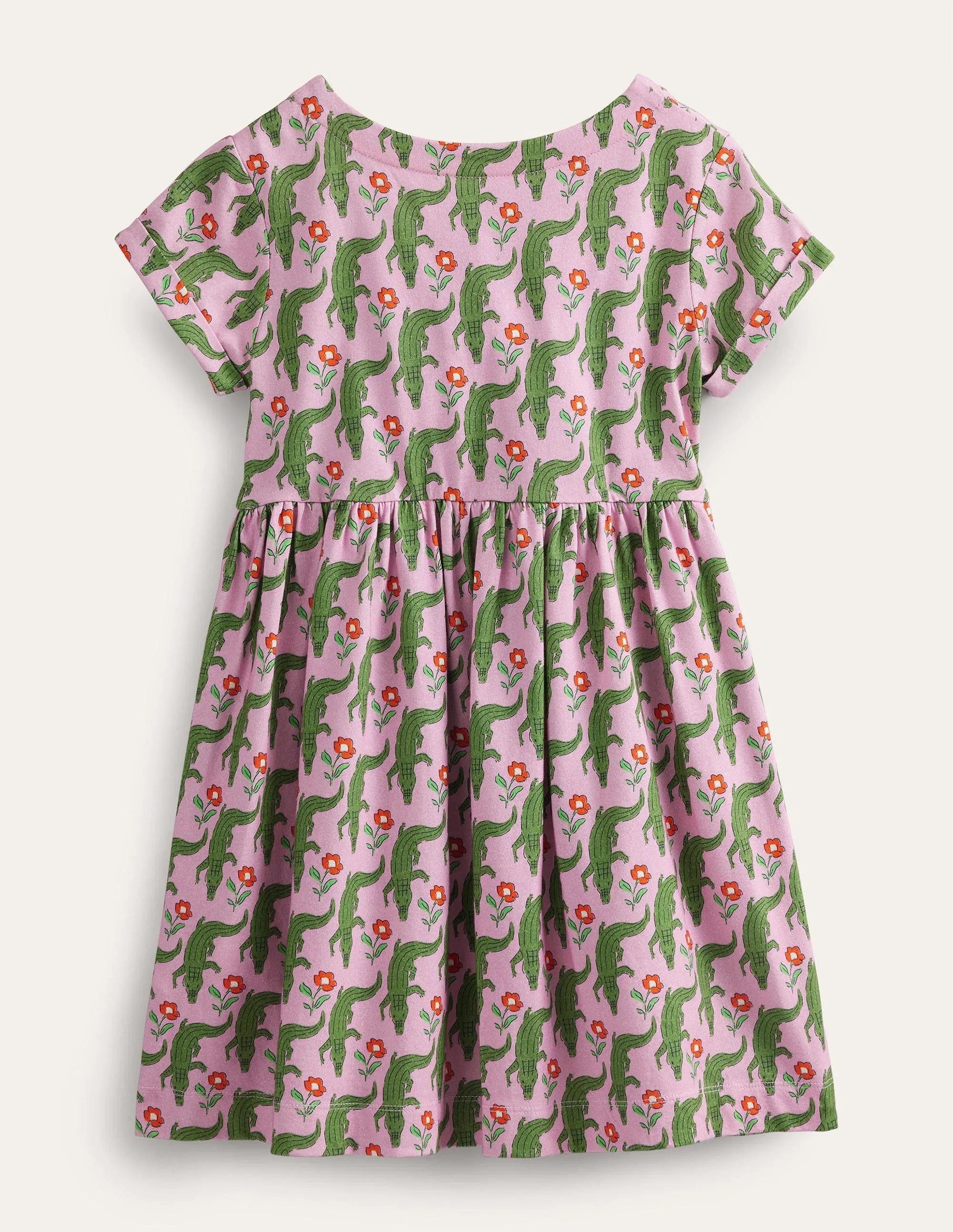 Short Sleeve Fun Jersey Dress-Soft Lavender Crocs