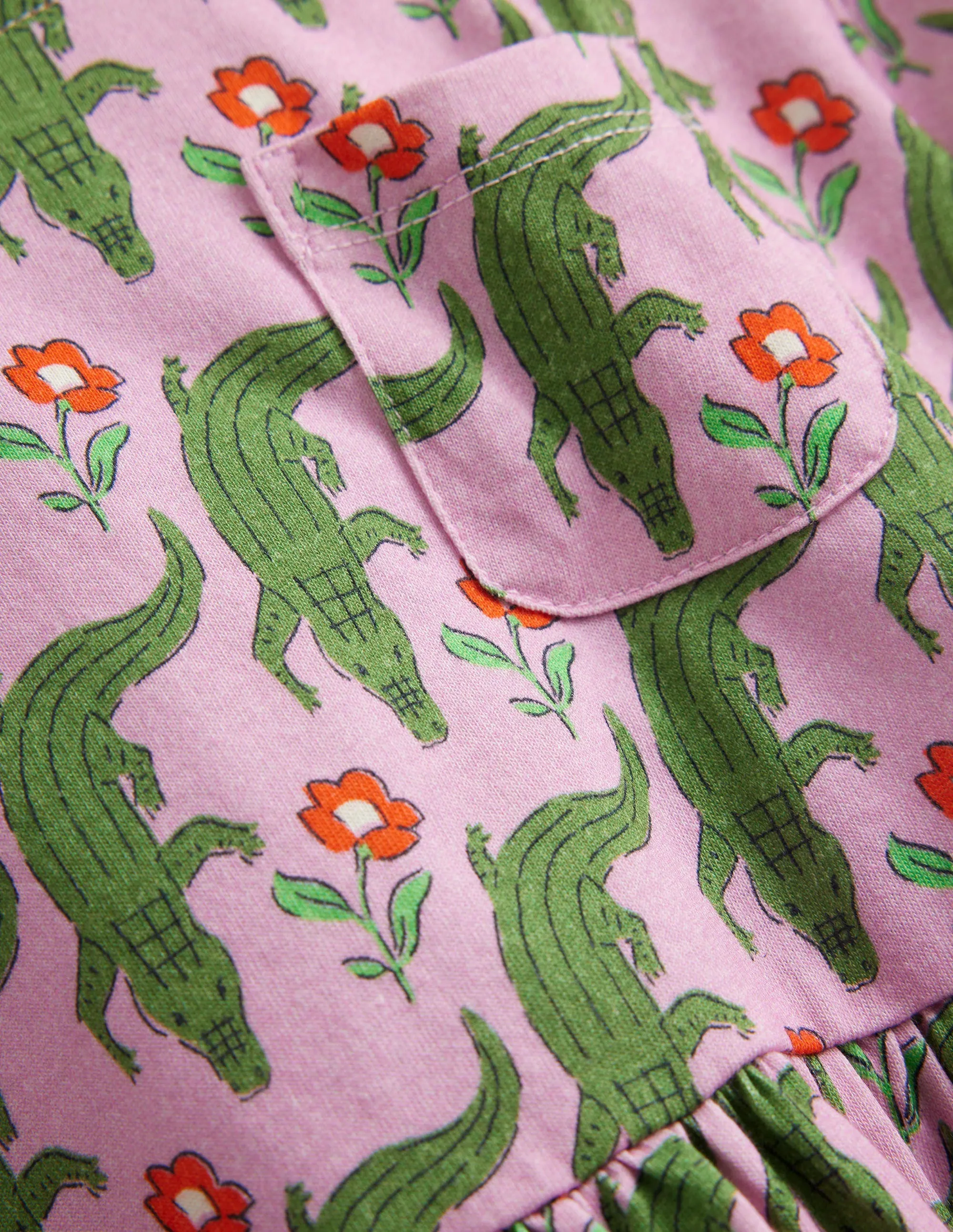 Short Sleeve Fun Jersey Dress-Soft Lavender Crocs