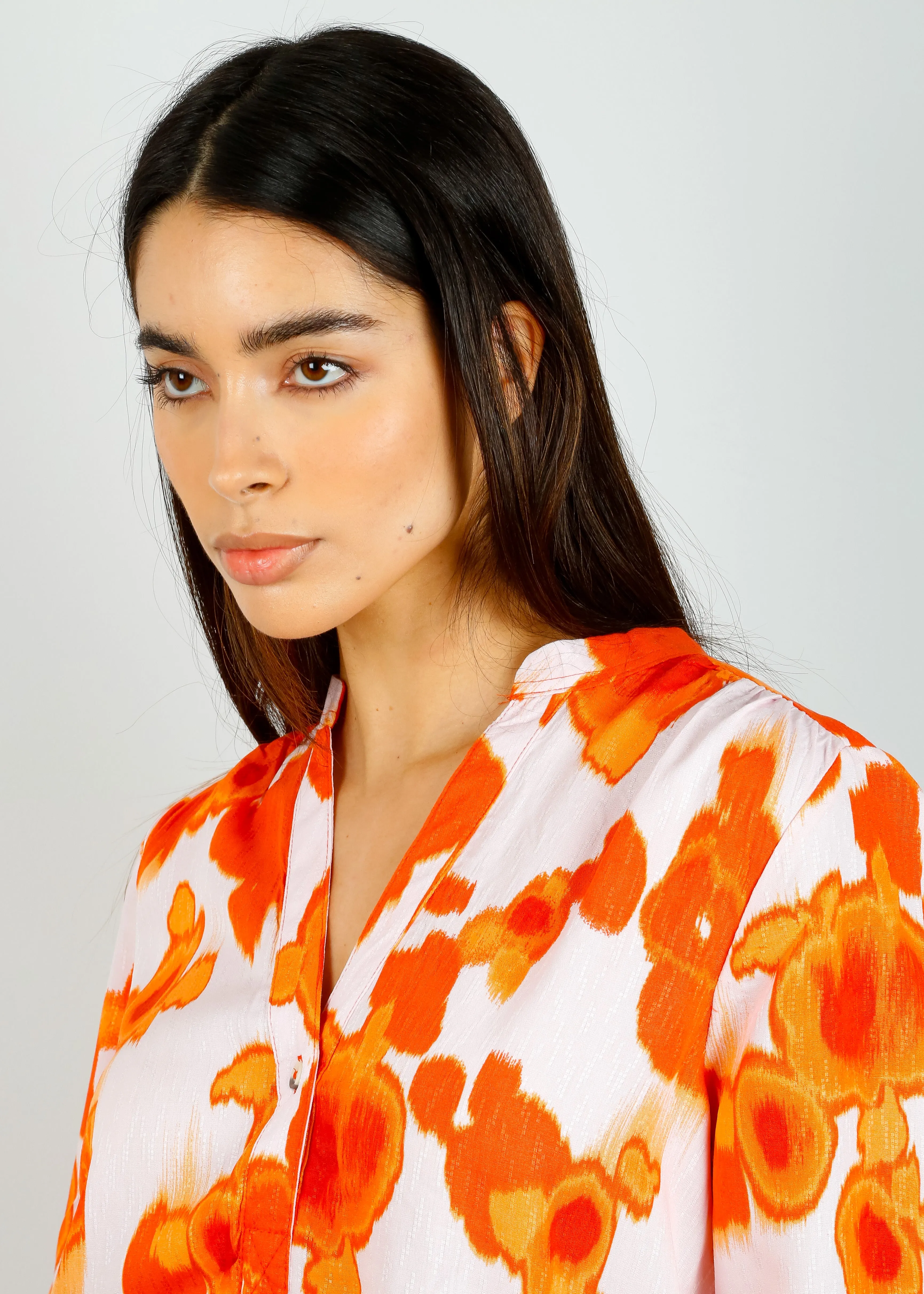 SLF Nicolette Printed Top in Orangeade