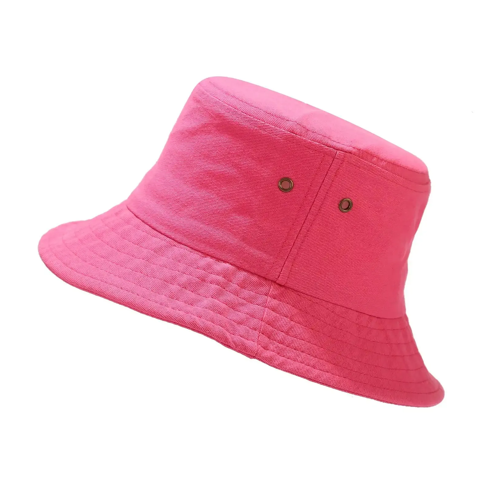 Summer Colorful Cotton Breathable Bucket Hat