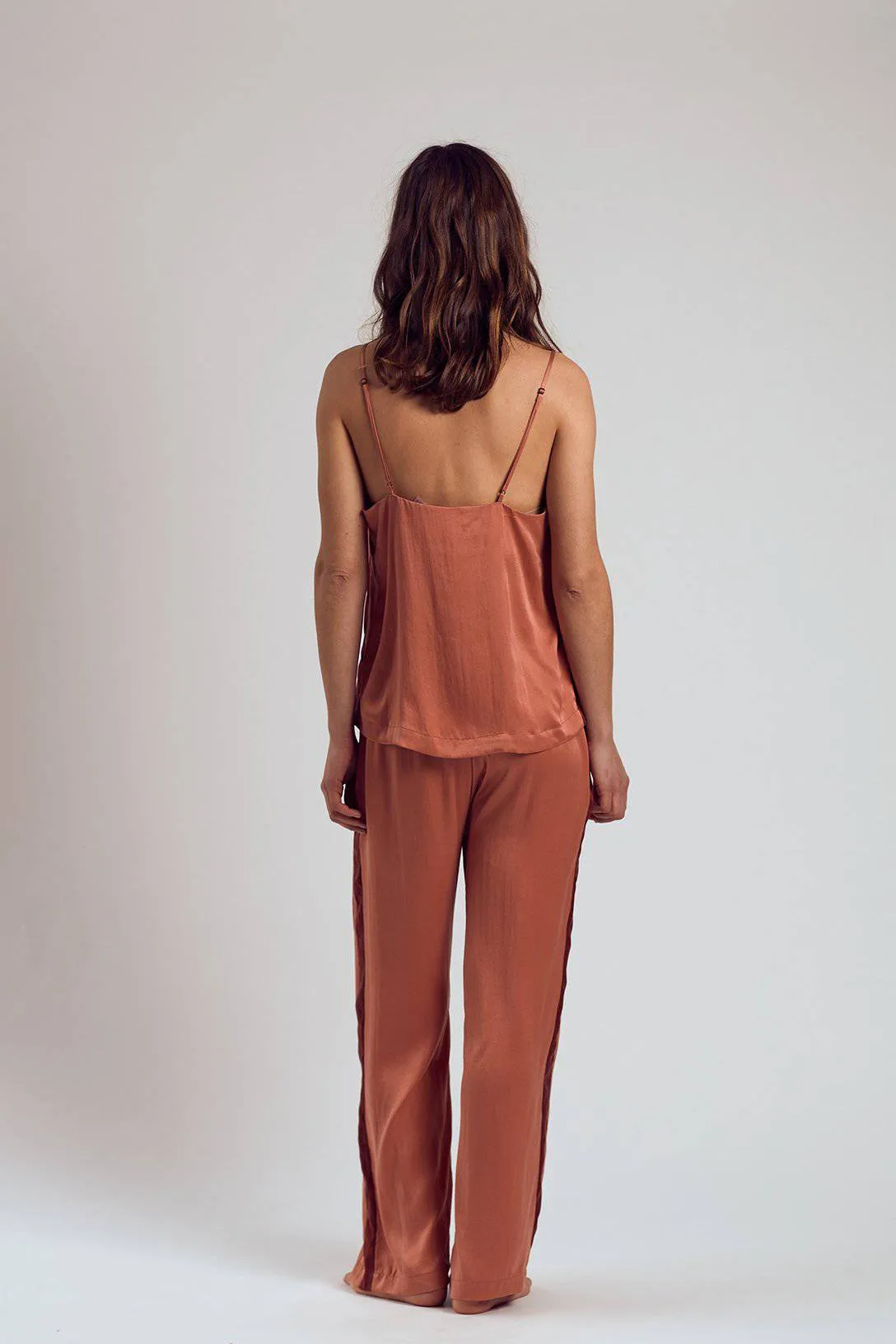 The Silk Robe Silk Flowy Set | Rose