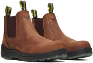 Thorogood Thoro-Flex 6 Slip On Composite Toe Work Boots for Men - Premium Leather with Slip-Resistant Outsole and Scuff-Free Translucent Bottom; EH Rated