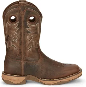Tony Lama Men's 11" Waterproof Tumbleweed Brown Square Toe Work Boots