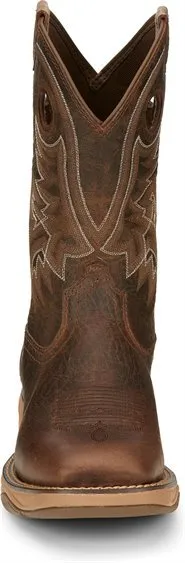 Tony Lama Men's 11" Waterproof Tumbleweed Brown Square Toe Work Boots
