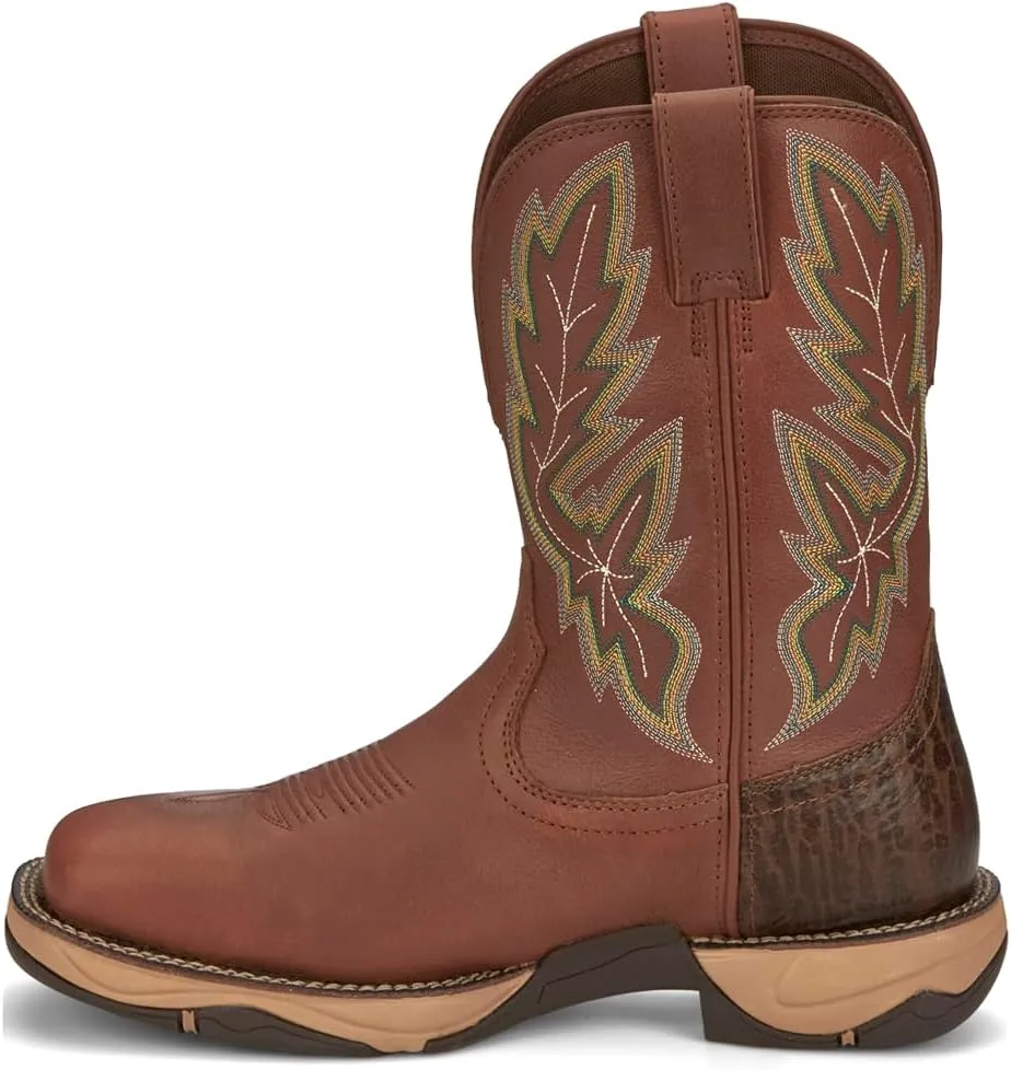 Tony Lama Mens TLX Burgess 11 Inch Waterproof Steel Toe Work Safety Shoes Casual - Brown