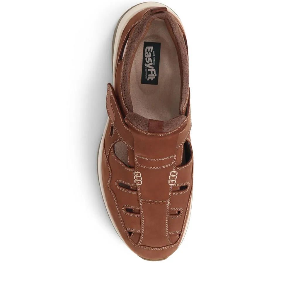 Touch-Fasten Suede Trainers  - ROBBIE / 325 177