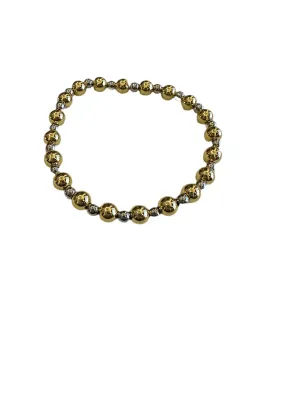 Two Tone Beaded Bracelet