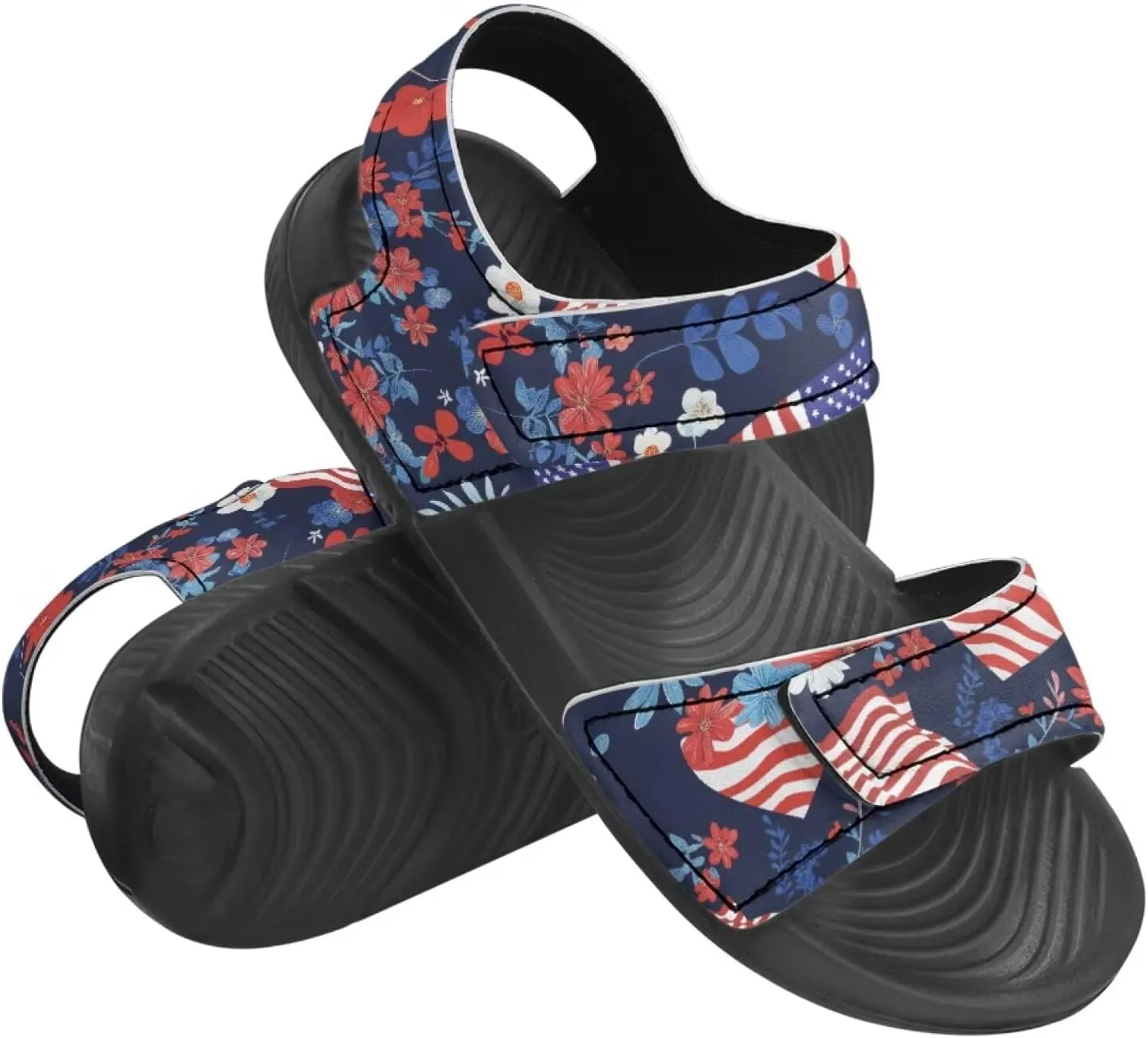 Unisex Kids Sandals Horse Summer Shoes Boys and Girls Adjustable Sport Athletic Outdoor Sandals for Toddler/Little Kid/Big Kid