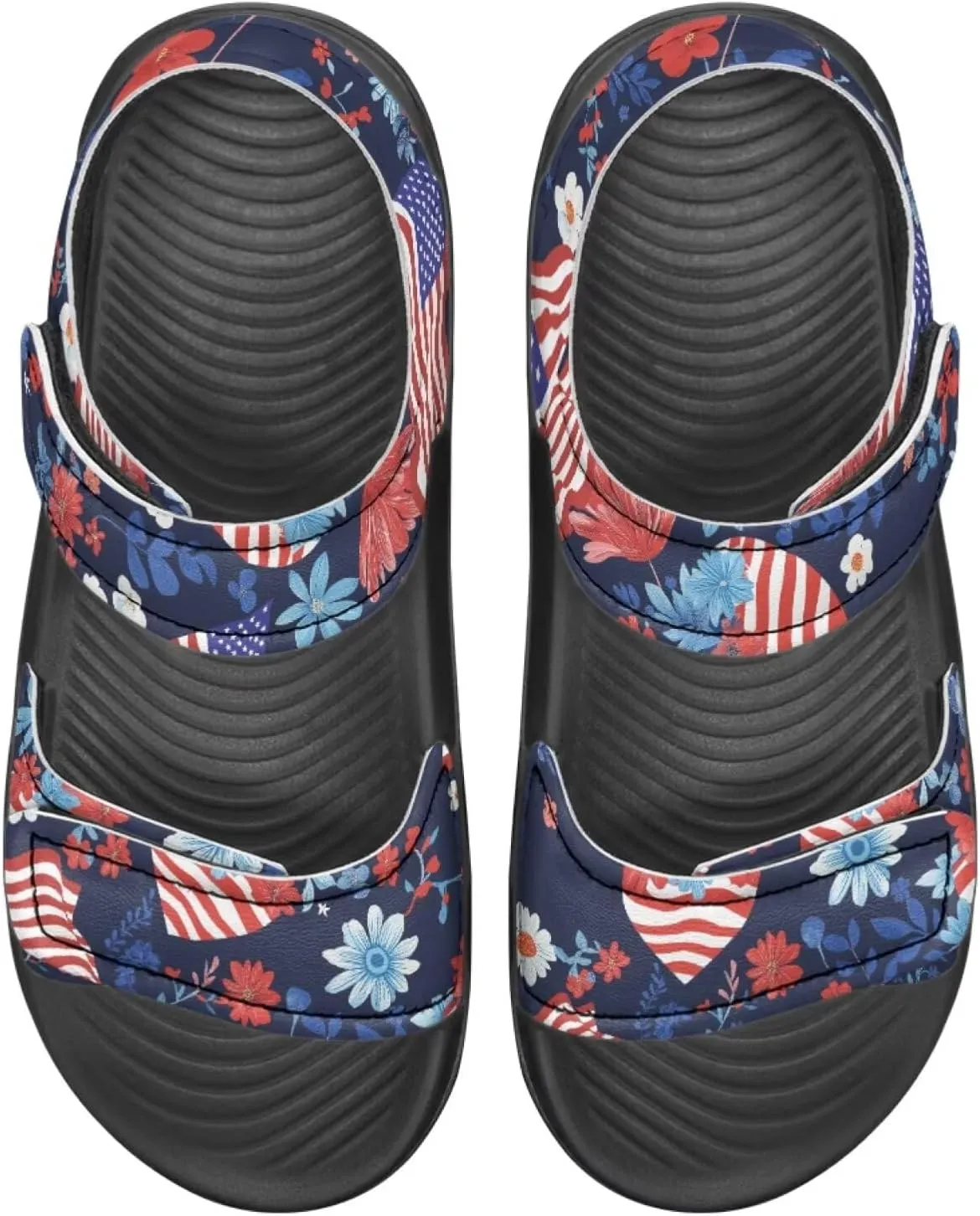 Unisex Kids Sandals Horse Summer Shoes Boys and Girls Adjustable Sport Athletic Outdoor Sandals for Toddler/Little Kid/Big Kid