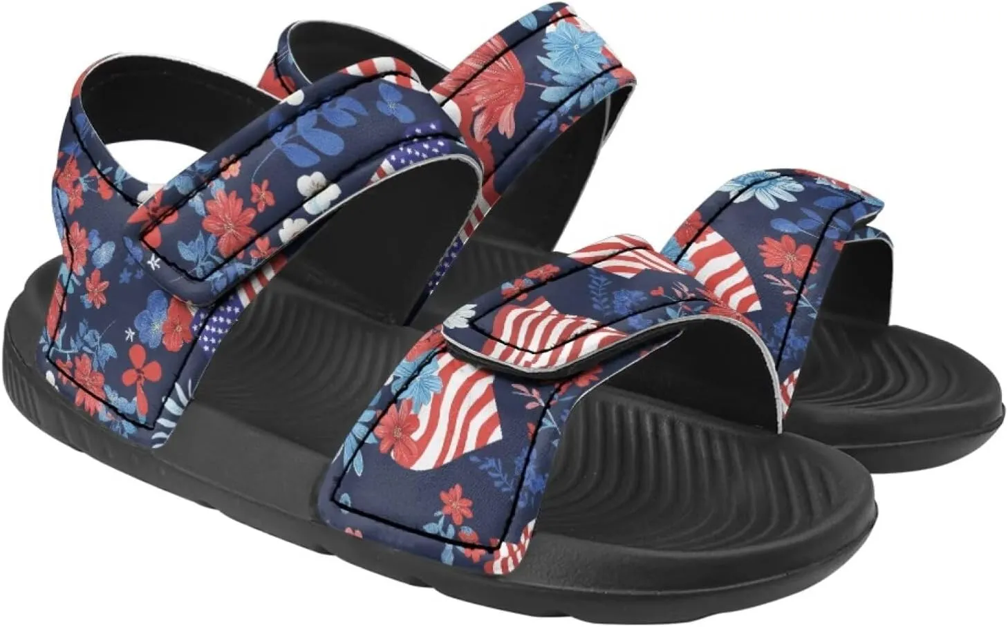 Unisex Kids Sandals Horse Summer Shoes Boys and Girls Adjustable Sport Athletic Outdoor Sandals for Toddler/Little Kid/Big Kid