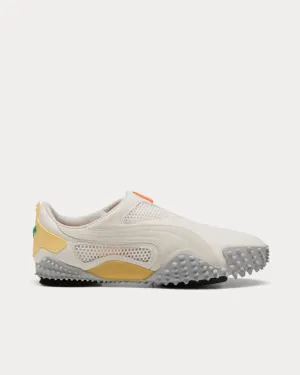 Ur Mostro Communication Beige / Orange Slip On Sneakers