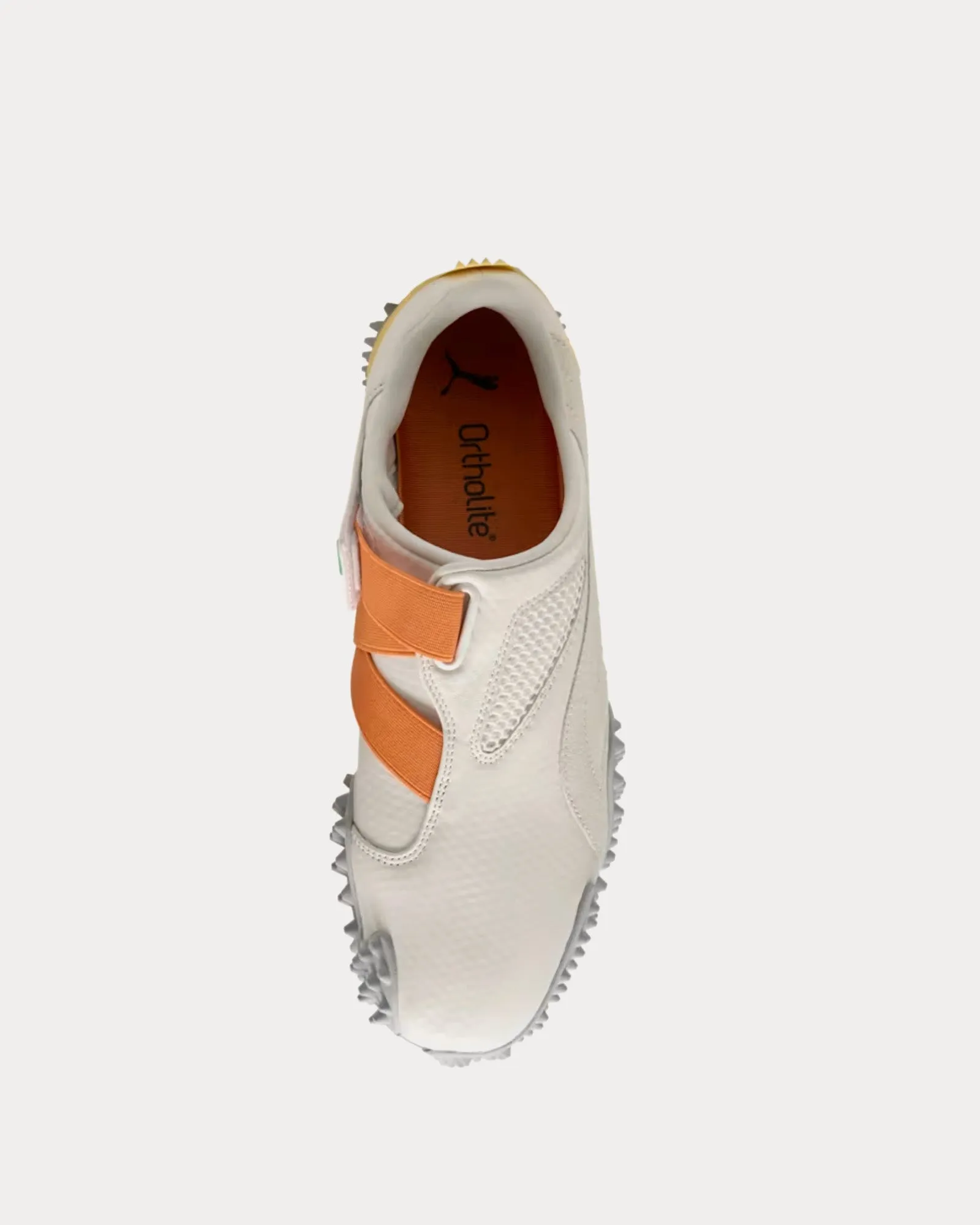 Ur Mostro Communication Beige / Orange Slip On Sneakers