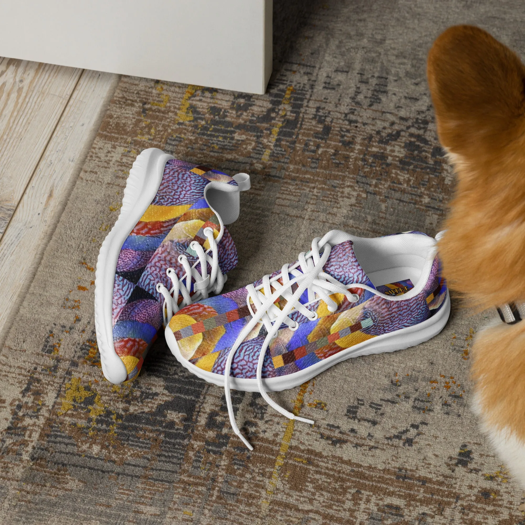 Women’s athletic shoes in the colors of nature - Discus Fish