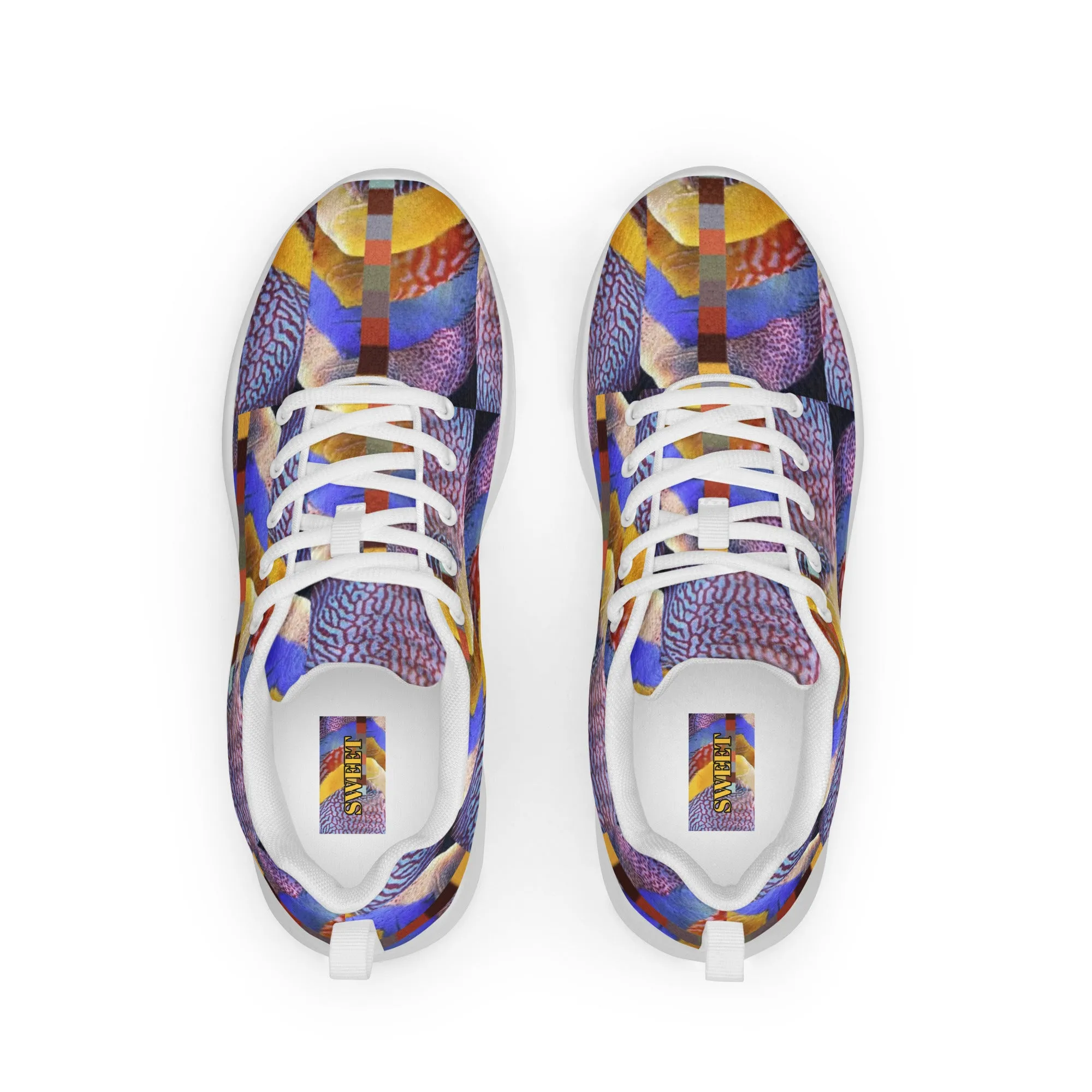 Women’s athletic shoes in the colors of nature - Discus Fish