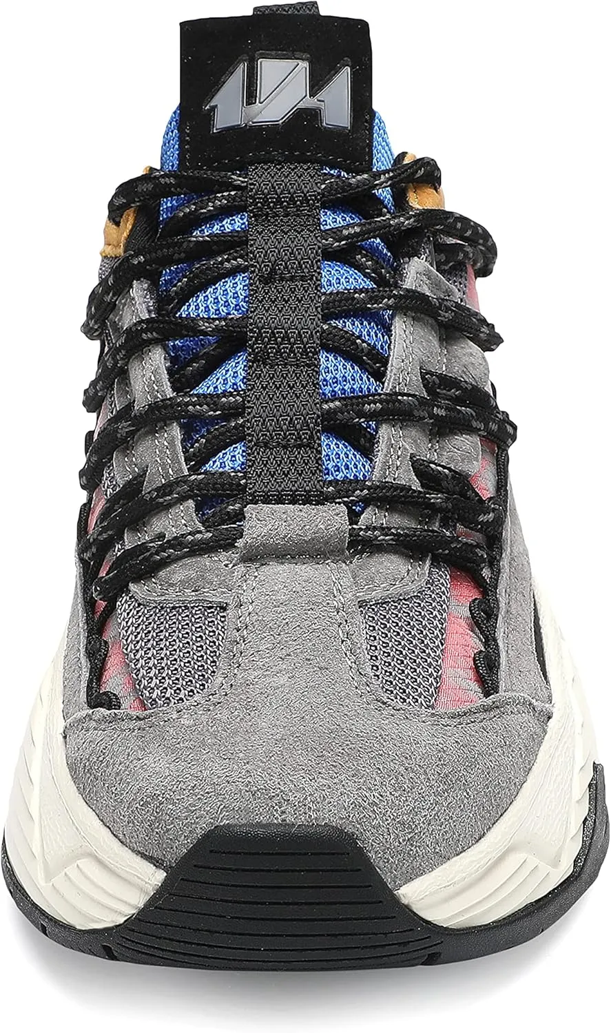 Women's Chunky Platform Sneakers Non Slip Lace-up Walking Workout Sneaker