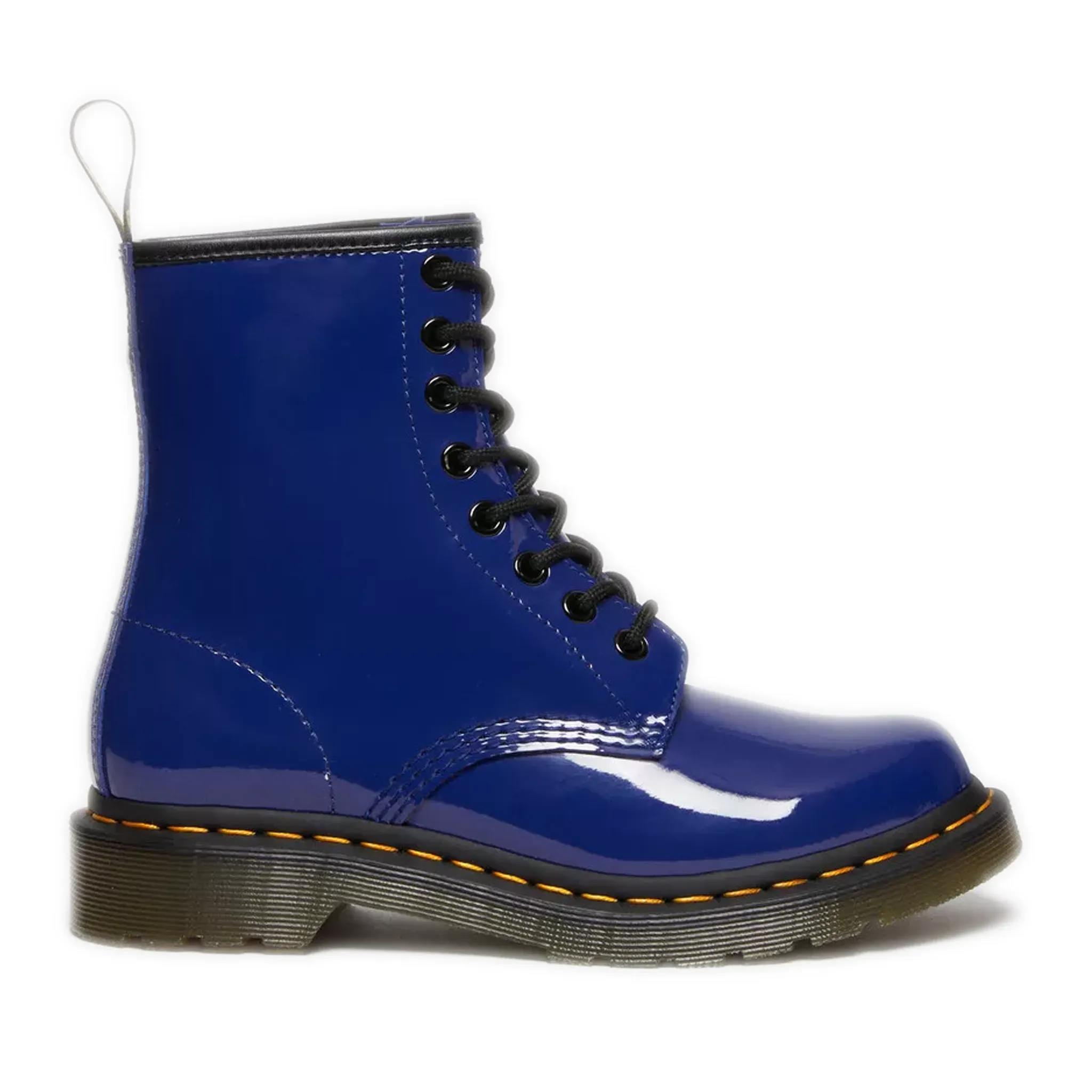 Women's Dr. Martens 1460 Patent Leather Lace Up Boots - Blue Lucido/ Patent Lamper