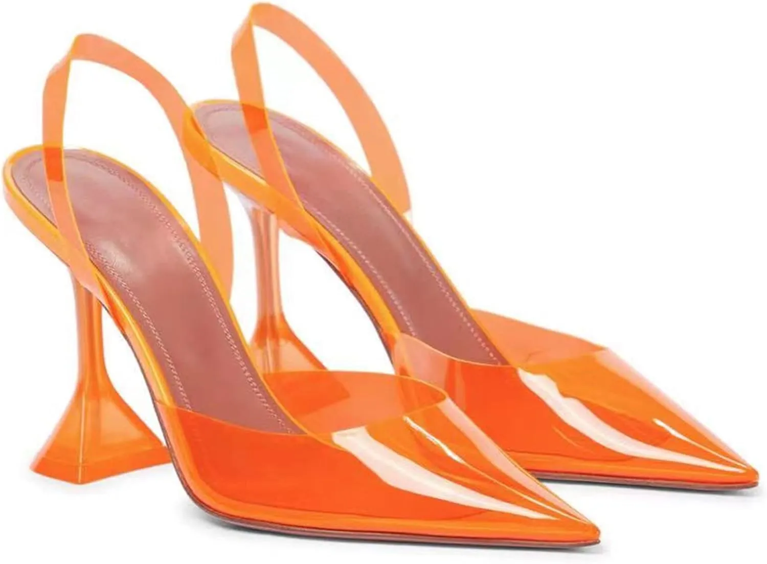 Women's Sexy Pointed Toe Sandals Stiletto High Heels Slip on Mules for Women Summer Fashion Wedding Party Dress Ballroom Dance Shoes Highly Recommend
