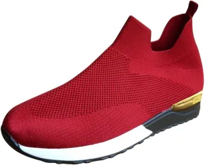 Womens Slip On Walking Shoes Non Slip Running Shoes Breathable Workout Shoes Lightweight Sneakers Comfortable Shoes