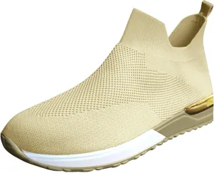 Womens Slip On Walking Shoes Non Slip Running Shoes Breathable Workout Shoes Lightweight Sneakers Comfortable Shoes